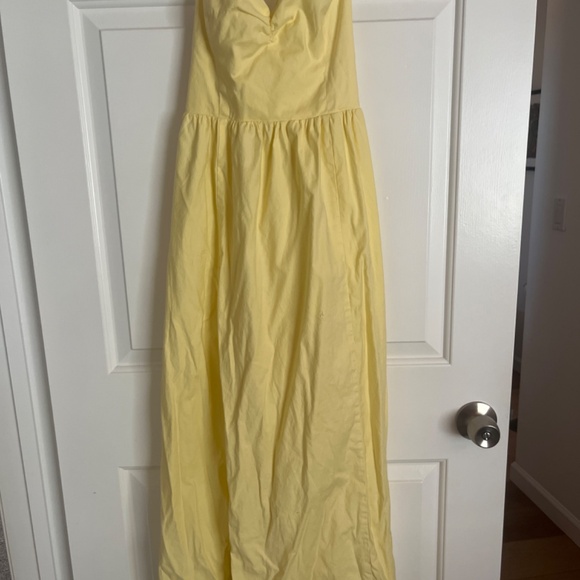 Vintage yellow midi dress - Picture 3 of 5
